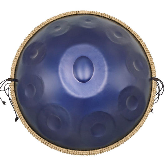 MiSoundofNature DC Handpan Drum Pure Purple 22 Inches 10 Notes D Minor Kurd Scale Hangdrum - HLURU.SHOP