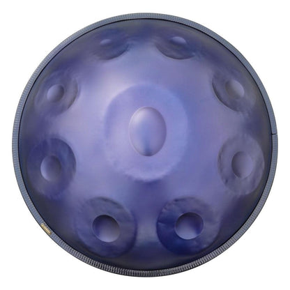 MiSoundofNature DC Handpan Drum Pure Purple 22 Inches 9 Notes D Minor Kurd Scale Hangdrum - HLURU.SHOP