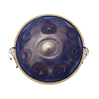 MiSoundofNature DC Handpan Drum The Galaxy 20 Inches 10 Notes D Minor Kurd Scale Hangdrum - HLURU.SHOP