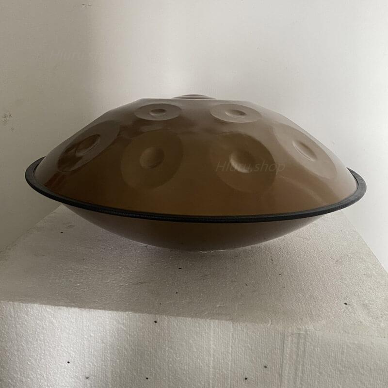 MiSoundofNature Handmade Customized HandPan Drum D Minor Sabye Scale 22 Inch 9/10/12 Notes High-end Stainless Steel, Available in 432 Hz and 440 Hz - HLURU.SHOP