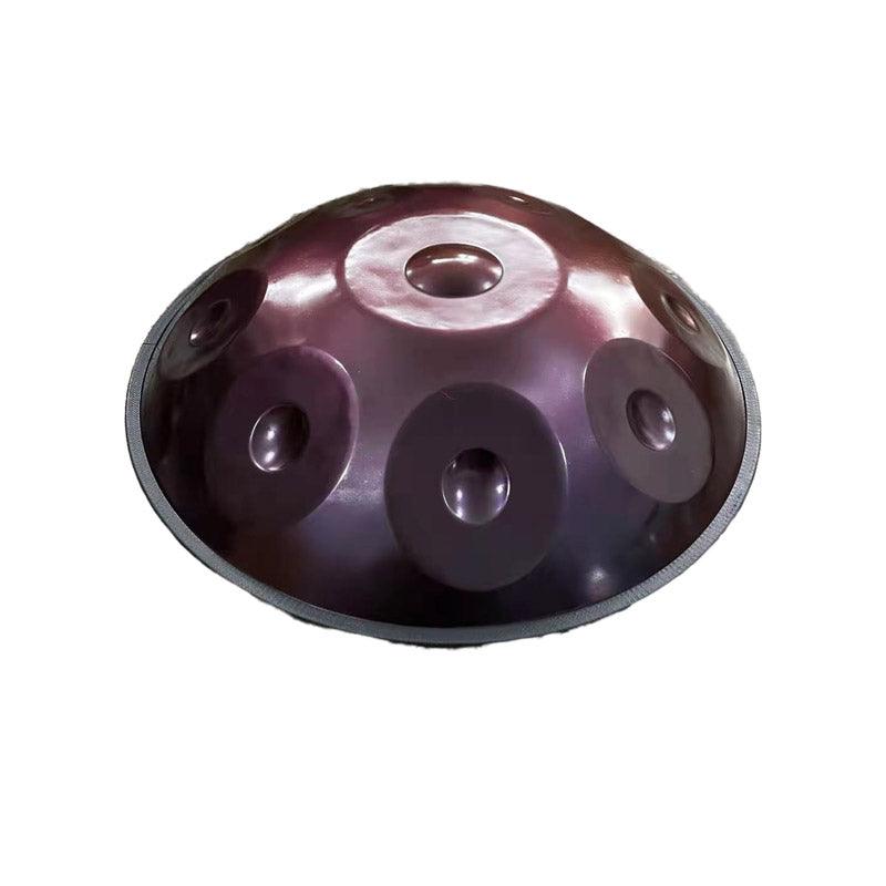 MiSoundofNature Handmade Customized HandPan Drum E La Sirena Scale 22 Inches 9/10/12 Notes High-end Nitride Steel Percussion Instrument, Available in 432 Hz and 440 Hz - HLURU.SHOP