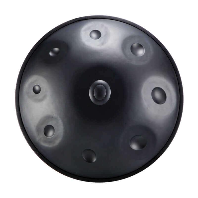 MiSoundofNature Handmade HandPan Drum D Minor Amara Scale 22 Inches 9 Notes High-end Nitride Steel Percussion Instrument, Available in 432 Hz and 440 Hz - HLURU.SHOP