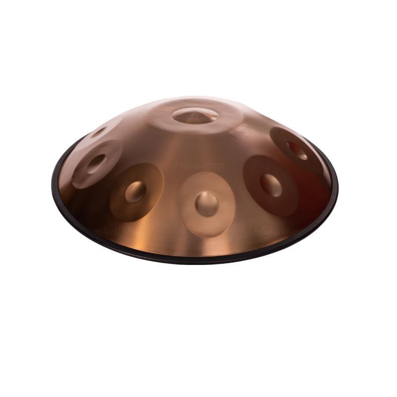 MiSoundofNature Mini Handpan Drum High-end Stainless Steel Handmade G Minor 9 Notes 18 Inches, Available in 432 Hz and 440 Hz - HLURU.SHOP