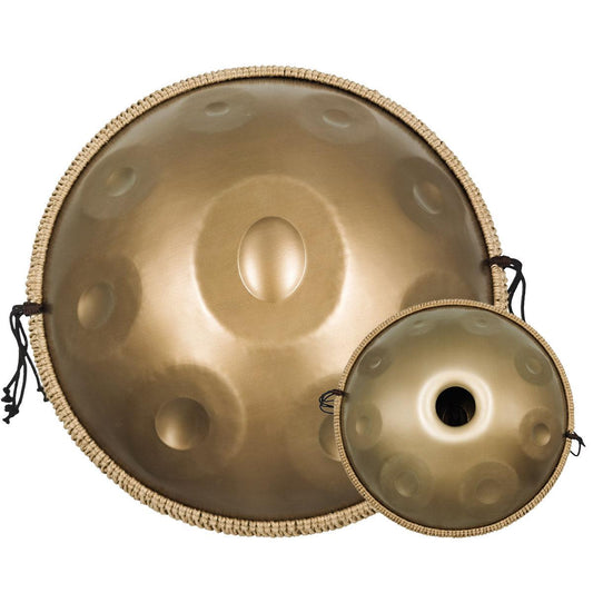 MiSoundofNature STL Handpan Drum Performer 22 Inches 17 Notes D Minor Kurd Scale Hangdrum - HLURU.SHOP