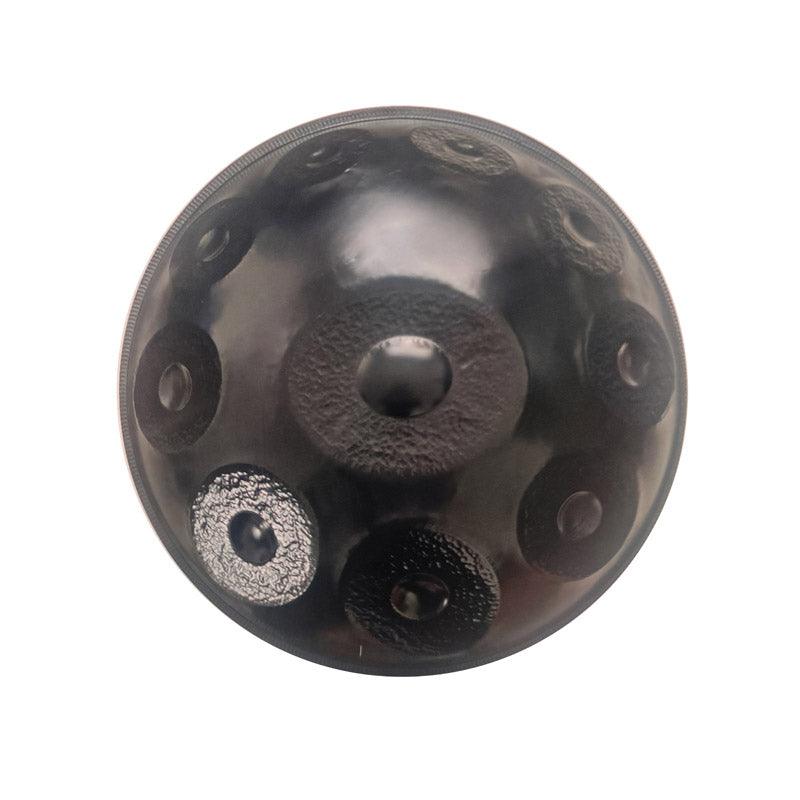 MiSoundofNature Sun God Handmade Hammering Customized F3 Low Pygmy Scale 22 Inch 10/(10+2) Tones Nitride Steel Handpan Drum,Available in 432 Hz and 440 Hz