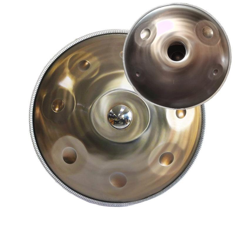 Mountain Rain Customized C#3 Minor Kurd / Celtic - Master Version / Standard Version High-end 22 Inches Stainless Steel Handpan Drum, Available in 432 Hz and 440 Hz - HLURU.SHOP