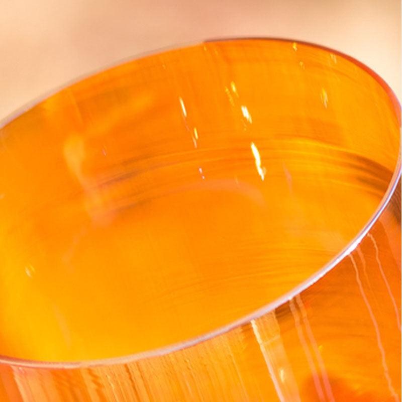 Pure Color Clear Crystal Sound Bowl Alchemy Quartz Singing Bowl (Blue, Orange) - HLURU.SHOP