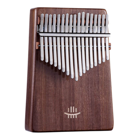 MiSoundofNature 17 Key Hollow Kalimba Thumb Piano, Box Resonace Walnut Wood Kalimba Instrument Trepanning C Tone With a Hole at The Bottom